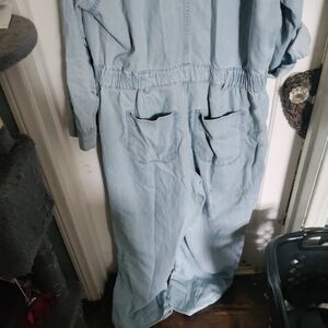 Universal Thread Light Blue Denim Jumpsuit